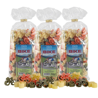 Súbor 3 makaróny v tvare bicykla 3x250g