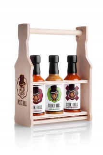 Ázijska kuchyňa - Sada 3 omáčok Wild Bill v 3 x drevenom košíku