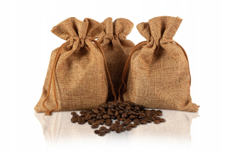 Zrnková káva - Nastaviť 3x kávu 120g ochutené arabica tašky darček