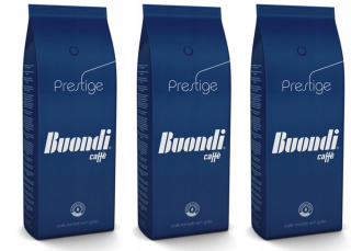Zrnková káva -  Sada 3 x kávových zŕn Buondi Prestige 1 kg