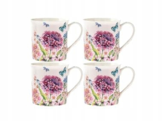 Sada 4 Hydrangea 280ml hrnčeky
