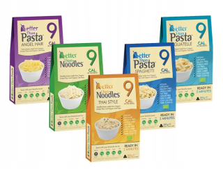 Sada 5 konjac cestovín bez gluténu bio 5 x 385g