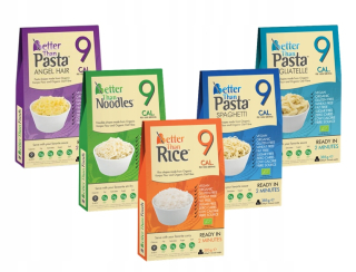 Sada 5x konjac cestovín bez gluténu bio 5 x 385g