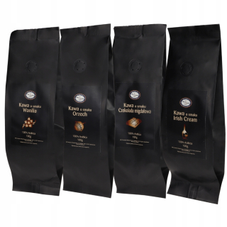 Zrnková káva -  Ochutnávka chuti granule4x100