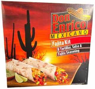 Mexická kuchyňa - Súprava na prípravu Fajita Kit 505g Don Enrico