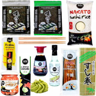 Japonska kuchyňa - Sushi Set 12 Premium Products - veľkosť m