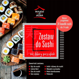 Sushi House of Asia Starter Set pre 34 Rolls