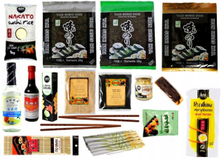 Japonska kuchyňa - Sushi sada XXL 17 produktov Super ako darček