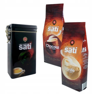 Káva mletá -  Sada dvoch coffee Sati Flavors 250g + môže