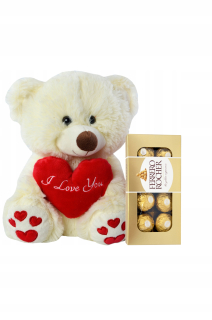 Ferrero Rocher 100g sada Teddy Plush
