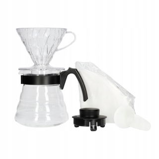 Sada Hario Drip V60-02 + server + filtre PRENOS