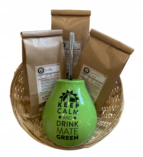 Sada čaju Yerba Mate, dar, Thyka, Bombill