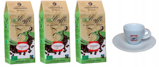 Káva mletá -  Kávová súprava Morandini Biocaffe + šálka na espresso
