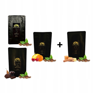 Káva mletá - Káva Set Médium Pečené 3x +1 Free 250g