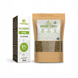 CBD - Set: CBD Oil 5% + Hemp Sun CBD 40 g Premium