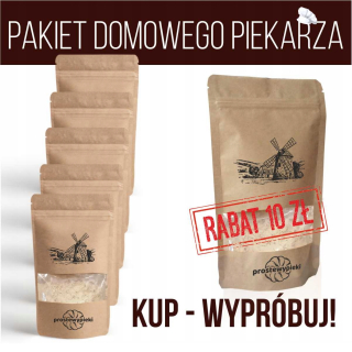 JEDNODUCHÉ PEČIVO sada 5x Chlieb 3x Chlebové rožky Chałka Baton