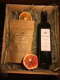 CBD - Darčeková sada konopný olej 0,5l + Brew CBD