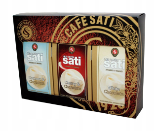 Káva mletá - Sati Sati chuťová káva 3x200g mleté arabské