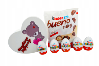 Sada sladkostí Kinder vajcia prekvapenie darček