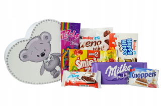 Sladkosti Kinder Milka Set k narodeninám