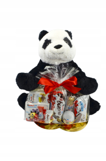 Sada sladkostí Kinder Teddy Bear Plush Panda Mascot