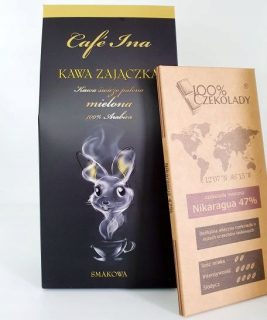 Slávnostný súbor kávového zajačikov