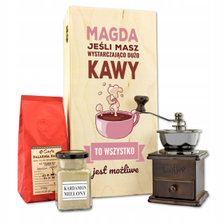 Darčeková set Káva Cardamin Ručná brúska