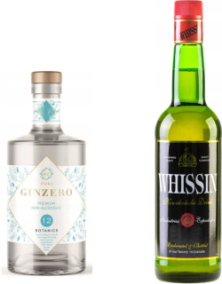 Sada whisky 0% 0,7l + bylinkový gin 0% 0,7l