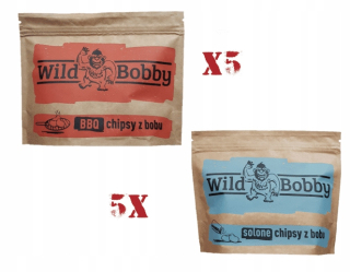 Sada divokých bobby čipov z Bob 10x100g mix