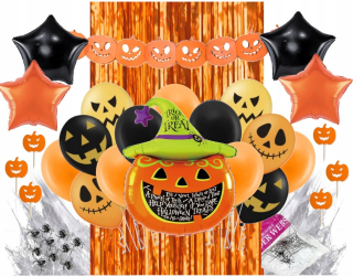 Halloween - Oranžová sada Paryszop tekvica
