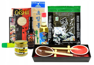 Sushi Brown Red Sushi Set [9000033]