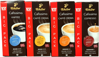Kávové kapsule - Sada Tchibo Cafissimo Caffe Crema 120 kapsúl