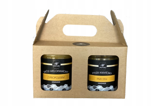 Nastaviť - med s propolis + kvetinový peľ