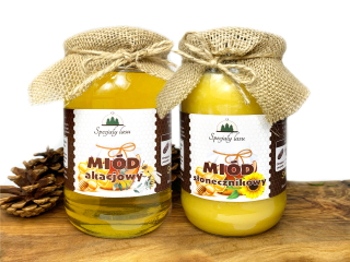 Sada z akáciového a slnečnicového medu - 2 kg
