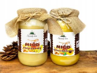 Slnečnica a repkový medový set - 2 kg