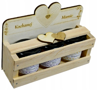 Sada darčekového medu pre Deň matiek 3x50g pre mamu