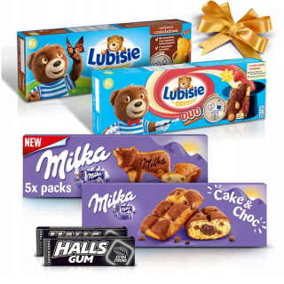 Sada darčekových sladkostí cookies Lubisie Milka