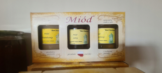 Darčeková set Honey 3x400g sladký darček