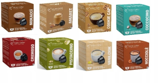 Kávové kapsule - Sada senzačných káv na Dolce Gusto 128 ks.