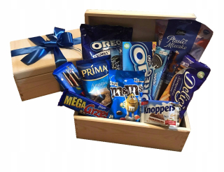 Sada spínača oreo pre darček - Kuferek košík