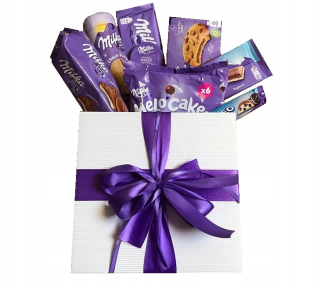 Sada sladkostí Milka - darčeková krabička s prekvapením