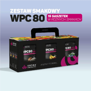 Proteín - Chuť Set WPC80 15 Vrecúška