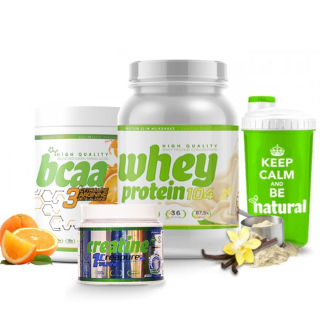 Gainer - Súbor doplnkov pre BCAA + Kreatín + proteín