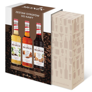 Sada kávového sirupu Monin 3x50ml Sada kávy