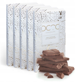 Sada - tyčinky z kokosovej čokolády 5 x 100g -