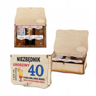 Súbor darov pre 40. narodeniny štyridsať