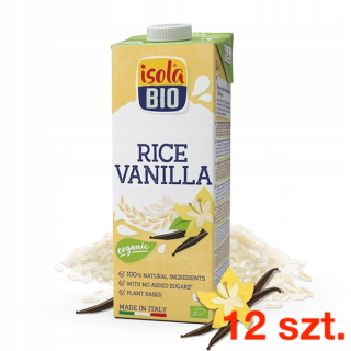 Zvárač Isola Drink Rice Wanilla (1LX12) - BIO