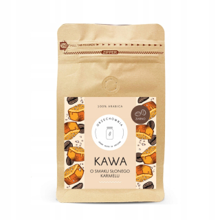 Káva mletá -  Grainy Coffee Salty Caramel 200 g orech