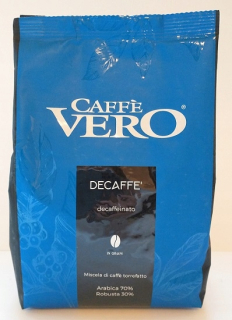 Káva bez kofeínu -  Kofeín Cafe Vero Decaffe 500g