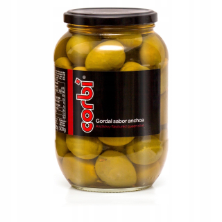 Veľké zelené olivy v slanom náleve 835 g Corbi Ahoj